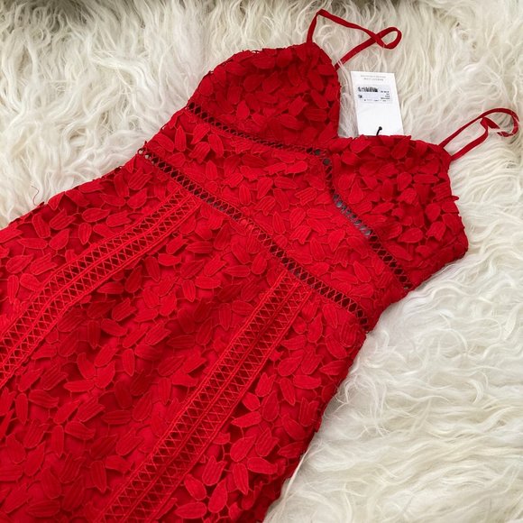 BARDOT ROXY LACE PARTY COCKTAIL DRESS - Picture 6 of 9